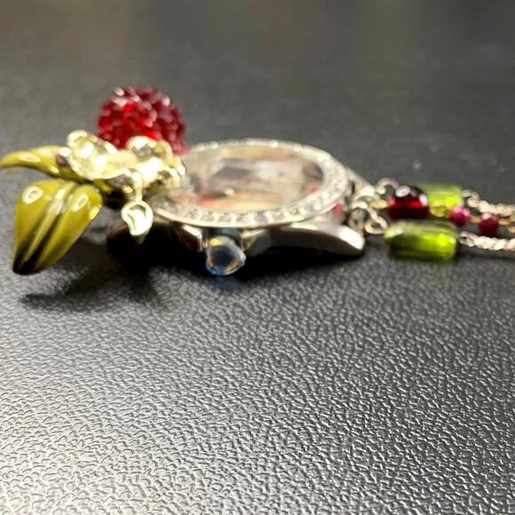 Handcrafted Mushroom Watch Pendant/Pin- Fae Forager’s Timekeeper - Picture 4 of 8